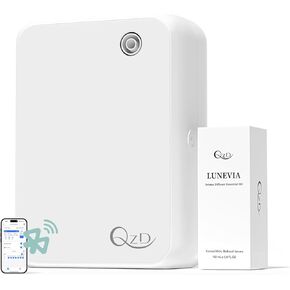 Smart Scent Air Machine with 500ML Capacity, Waterless Cold Air Diffuser for Home & Commercial Use, Covers up to 2500 Sq.Ft, Includes 160ML LUNEVIA Aromatherapy Oil