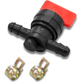 494768 698183 1/4 "إيقاف تشغيل الوقود مع الصمام مع المشبك متوافق مع جرار Murray Toro Lawn