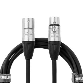 Cableworks By Gator Cases Backline Series Standard 5 Foot XLR Microphone Cable; (GCWB-XLR-05)