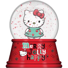 Silver Buffalo Hello Kitty Merry و Jolly 100mm Snow Globe