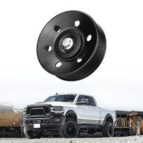 419-685 Drive Belt Idler Pulley Compatible with Dodge Ram 2500/3500/4500/5500 2003-2010, for Diesel Turbo Engine, OEM Replace# 5086748AA, 68000833AA, 36315, 5917, 45917
