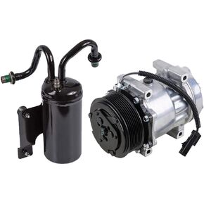 AC Compressor & A/C Drier For Dodge Ram Cummins 5.9L Diesel 2003 2004 2005 - BuyAutoParts 60-86328R2 NEW