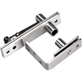 TamBee Heavy Duty Pivot Hinge 300lbs Load Hidden Door Hinges for Secret Door 304 Stainless Steel Hidden Bookcase Hinges Pivot Door Hinge with Door Ball Catch 136KG Load-Bearing