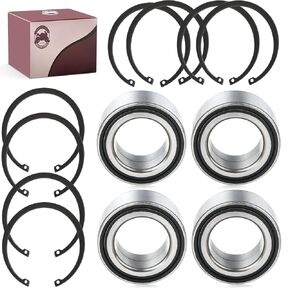 Front and Rear Wheel Bearings 44x72x33mm with Ring Clip for Compatible with Polaris RZR 900 1000 Turbo RS1 XP S and All Models 2011-2024 3514699 3514822 3514924 3515090 7710780 7710440