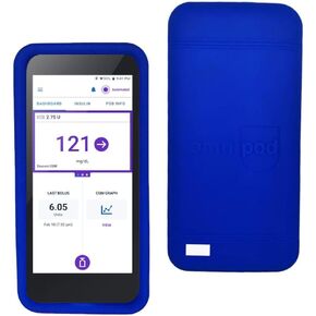 Omnipod 5 Gel Skin Case with Dexcom G7 cutout | PDM Protective Cover | Protect Omnipod 5| Diabetes Care(Teal/White) in Kuwait