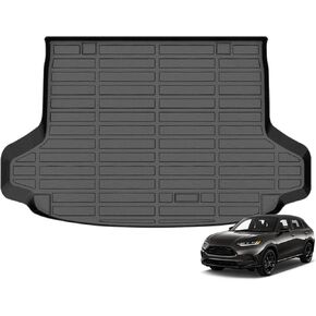 GINOWY-Cargo Liner for Honda HR-V 2023 2024 2025, All Weather 2024 HRV Trunk Mat Waterproof Cargo Mat HRV 2025 TPE Rubber Durable Easy to Clean Anti-Slip HRV Accessories Mat Black