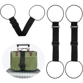 3Pcs Luggage Straps for Suitcases Add A Bag, Elastic Luggage Belt Strap Adjustable Size Travel Belt for Luggage, Lightweight Luggage Connector Straps for Baggage Handbag