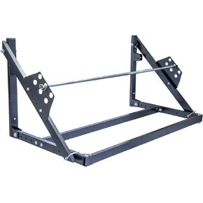 Extreme Max 5001.6461 Wall-Mount Aluminium Tyre Rack for Race Trailer و Garage و Shop و Threading Trailer و Toy Hauler-4 '، Black