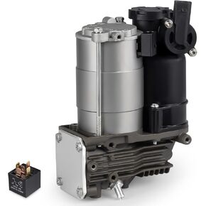 JDMON Air Ride Suspension Compressor Air Pump Replacement for BMW X5 E70 2006-2013 / X6 E71 2007-2014 / X6 E72 Hybrid 2008-2012, Replacement for 37206859714 37206799419 37226785506