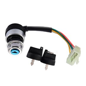 GOOFIT 5 Wire 5 Pin Key Ignition Switch Replacement for Most 50cc 70cc 90cc 110cc 125cc 150cc 200cc 250cc Motorcycle Buggy Go Kart ATV
