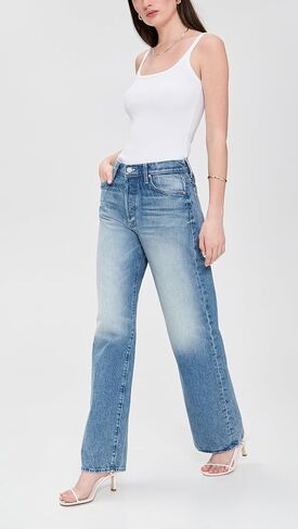 MOTHER Women's The Dodger Button Sneak Jeans in Saudi Arabia