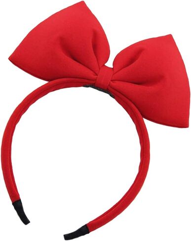 YAXAMING القوس عقال Bowknot هيرباند القوس الكبير هالوين عيد الميلاد العصابات الشعر النساء الشعر هوب القوس غطاء الرأس أغطية الرأس خوذة الطرف الديكور تأثيري حلي لطيف اليدوية اكسسوارات الشعر الوردي in Kuwait