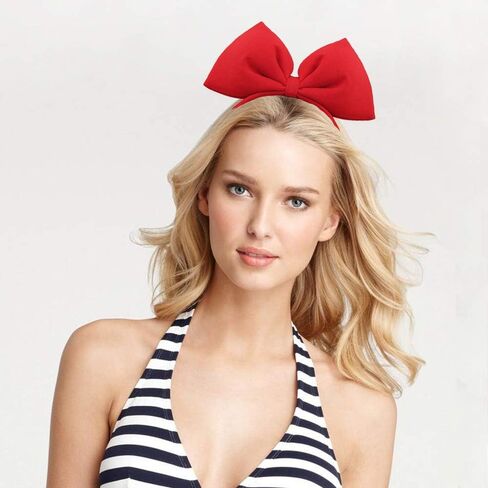 YAXAMING القوس عقال Bowknot هيرباند القوس الكبير هالوين عيد الميلاد العصابات الشعر النساء الشعر هوب القوس غطاء الرأس أغطية الرأس خوذة الطرف الديكور تأثيري حلي لطيف اليدوية اكسسوارات الشعر الوردي in Kuwait