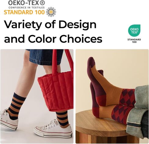 Women Daily Wear Cute Crew Socks Casual Aesthetic Cotton Socks for Women Girls 5 Pairs in Kuwait