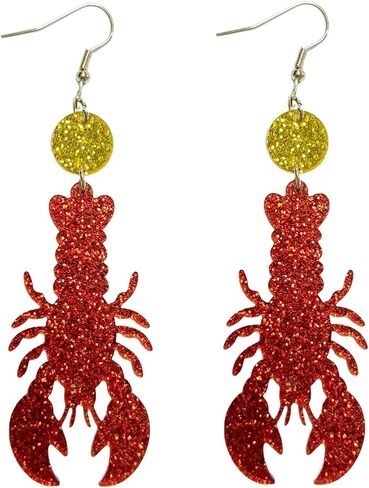 ملون جوفاء خارج أكريليك بريق البحر seahorse دانج إسقاط الأقراط البوهيمي لطيف متعدد الألوان حيوانات البحر الكراد in Kuwait