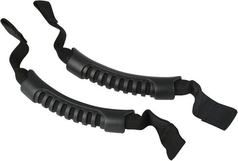 Rugged Ridge 13305.11 Grab Handle Kit, Front, Headrest Mounted, Red; 07-Current Wrangler / 20-Current Gladiator in Saudi Arabia