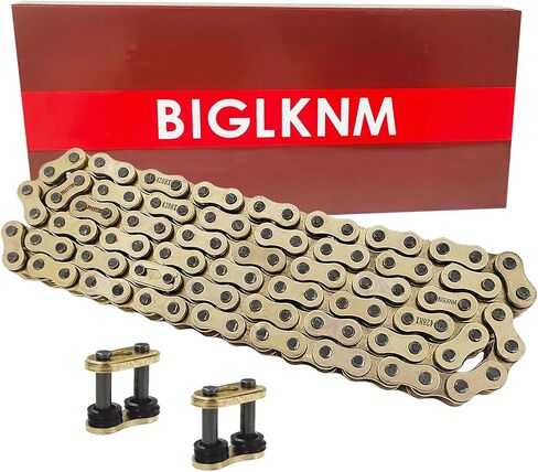 428 X-Ring Chain 106 Links with Connecting Master Link; Heavy Duty Drive Chain for Motorcycle ATV Bicycle Go Kart-Gold in Saudi Arabia