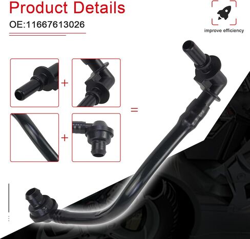 11667613026 Brake Vacuum Pipe for BMW 116i 118i M135i 218i 220i 225i 320i 328i M240i 430i xDrive 440i 430i xDrive in Saudi Arabia