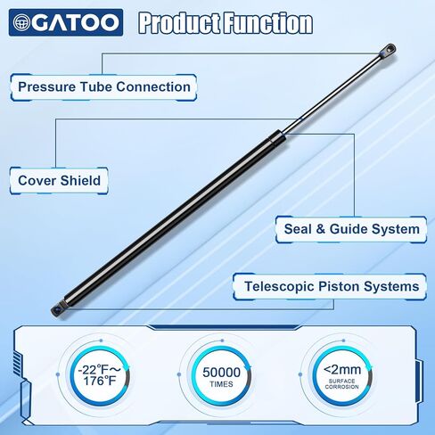 Rear Hatch Lift Supports Liftgate Struts Compatible with Chrysler Town Country Dodge Grand Caravan 2008 2009 2010 2011 2012 2013 2014 2015 2016 2017, Ram C/V 12-15 Tailgate Shock Trunk Gas Spring in Saudi Arabia
