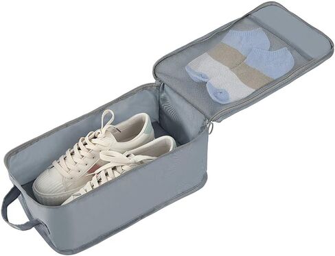 Belsmi 8 Set Packing Cubes with Shoe Bag - Compression Travel Luggage Organizer in Kuwait