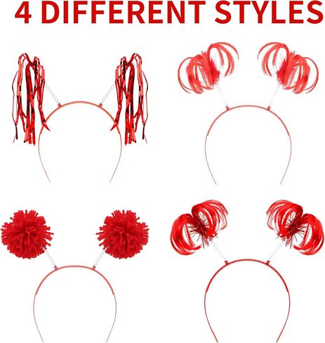 Cocide 12pcs pom pom beadbands party barty bathelds tinsel ملفوفة الحصان يرفع رأسه على مهرجان عيد الميلاد in Kuwait