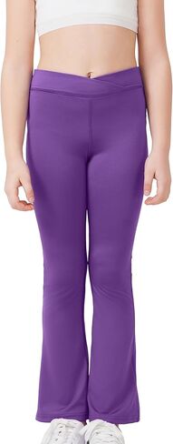 DANI CHINS Girls Athletic Bootcut Leggings Quick Dry Flared Compression Yoga Pants in Saudi Arabia