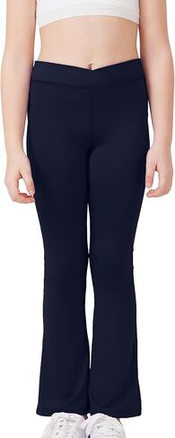 DANI CHINS Girls Athletic Bootcut Leggings Quick Dry Flared Compression Yoga Pants in Saudi Arabia