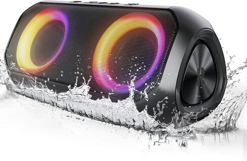 Wearable Bluetooth Speaker, 30 Hours of Playtime Clip On Speaker Built-in ENC Mic, IPX7 Waterproof, Bluetooth V5.3, TWS Portable Speaker in Kuwait