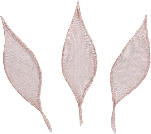 3pc أوراق كبيرة من زركشة البتلة sinamay fascinator تصنيع قبعة زفاف حزب العائلة Millinery DIY in Kuwait