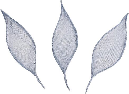3pc أوراق كبيرة من زركشة البتلة sinamay fascinator تصنيع قبعة زفاف حزب العائلة Millinery DIY in Kuwait
