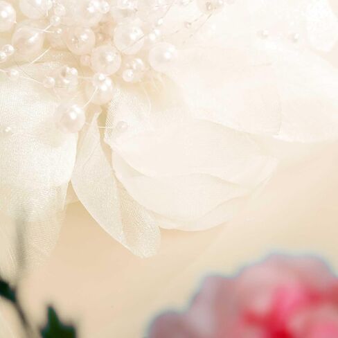 Song Qing Fascinators Hats for Women Tea Party Pin Brooch Corsage Flower Derby Bridal Cocktail Church Wedding Headwear in Saudi Arabia