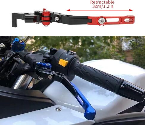 CHIFUN Foldable Brake Clutch Lever Set Replacement for Honda SCL500 CL500 CL 500 2023-2024 Motorcycle Handlebar Aluminum Long Levers(Black) in Kuwait