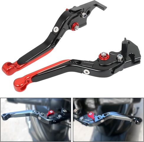 CHIFUN Foldable Brake Clutch Lever Set Replacement for Honda SCL500 CL500 CL 500 2023-2024 Motorcycle Handlebar Aluminum Long Levers(Black) in Kuwait