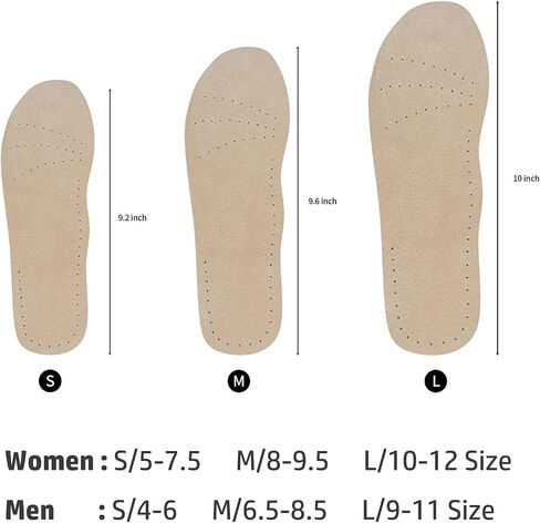 2 Pairs Pigskin Sockless Insoles|Barefoot Cushion Pads|Absorbs Sweat & Controls Odor|Wear Without Socks|Extra Thin Dress Shoes Inserts Women for High Heels Flats Sneakers Medium 8-9.5Size in Kuwait