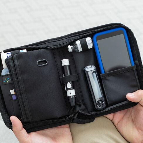 Omnipod 5 Gel Skin Case with Dexcom G7 cutout | PDM Protective Cover | Protect Omnipod 5| Diabetes Care(Teal/White) in Kuwait