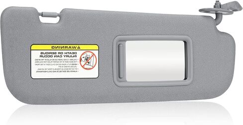 Gray Passenger Right Side Sun Visor Replacement Compatible with 2011 2012 2013 2014 2015 Hyundai Elantra Replace 852203X000TX in Saudi Arabia