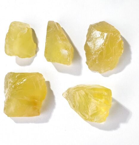 Apengshi 1pcs Citrine Raw Crystal 0.55-0.66lb Natural Crystal Healing Stones Rough Crystal Gemstones for Tumbling, Polishing, Home Decoration, Fish Tank Decoration DIY, Wicca Therapy in Kuwait