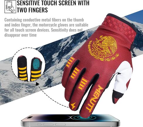 Motocross Motorcycle Dirt Bike Mexico Gloves Motorbike Riding Bike Gloves MTB ATV MX Off Road Racing Sports Cycling Glove in Kuwait