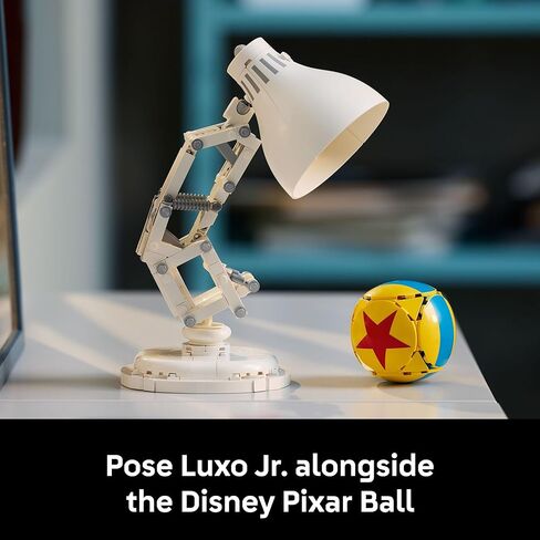 LEGO Ideas Disney Pixar Luxo Jr. - Room Decor and Building Set for Adults - Office and Desk Decor for Women and Men, Ages 18+ - Brick-Built Lamp DIY Kit - Collectible Gift Idea for Movie Fans - 21357 in Saudi Arabia