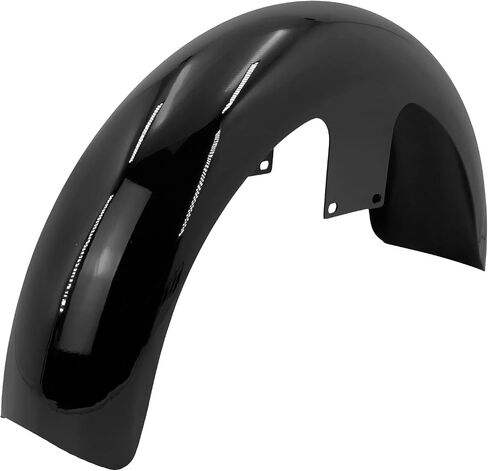Front Fender 19'' 21'' 23'' Wheel Wrap Fit For Harley Touring Street Glide Road King Electra Glide Baggers (120/R19 Gloss Black) in Saudi Arabia
