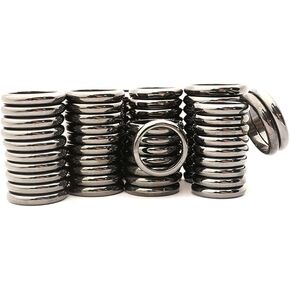 20PCS Mix Size Gemstone Ring Magnetic Hematite Ring 6 7 8 9 10 11 12 13