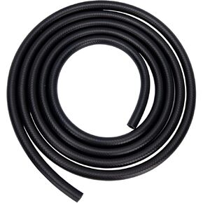 5/16" ID Fuel Line Hose SAE 30R6 Braided with 10 Clamps Rubber Tubing 10 Feet 300PSI for Automotives Boat Generators fuel hose (8mm ID) (ID 5/16)
