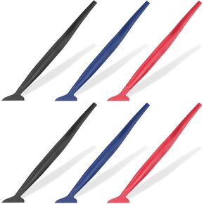 6 Pack Car Micro Squeegee Curves Slot Tint Tool Set Flexible Vinyl Applicator Tool Vinyl Cars Wrapping Flexible Micro Squeegee for Installing Vehicle Wraps Auto Stickers Car Wrapping Window Tinting