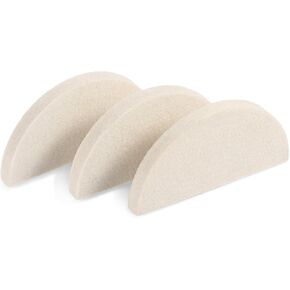 3 PCS Half Moon Wool Squeegee Scratch Automotive Vinyl Wrapping Tool Wool Felt Squeegee Car Window Tint Tools Free Soft Material Squeegee Installation Shrinking Squeegee