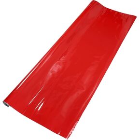 1 Pc Universal Car Wrap Film Car Vinyl Wrap Cover Protective PVC Bright Red 10 ft x 59.84 Inch
