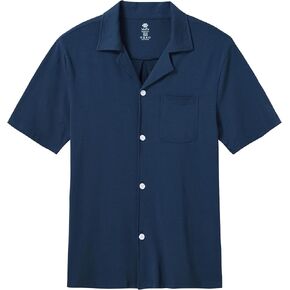 Mofiz Men's Pajama Sleepwear Lounge Loungwear Cotton Cotton Protting Button Button Down Button مع جيب