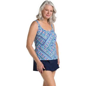 Maxine Of Hollywood Women's Scoop Neck Tankini Swimsuit Top