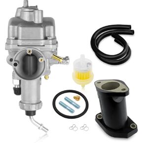 4KD-14101-02-00 Carburetor Carb & Carburetor Joint Intake Manifold Boot 29U-13586-01-00 For Yamaha Timberwolf 250 YFB250 1992-2000