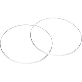 HARFINGTON Watch Crystal Glass Lens Beveled Edge Flat Round Ultra-Clear Glass Watch Face Crystals Len Dial Mirror Replacement Parts for Watchmaker