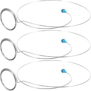 3PCS Magnifier Loupe Holder Adjustable Eyepiece Steel Ring Magnifier Loupe Holder Stainless Steel Wire Watchmaker Loupe Fixing Loupe Holder for Watch Repair Accessories